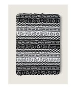 VICTORIA SECRET PINK Black  WhiteFair Isle Sherpa Plush Fleece Blanket 5... - $46.06 CAD