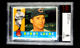 1960 Topps #44 Bobby Locke Indians BVG BGS 6 *Only 5 Graded Higher Top is 7.5* - £33.42 GBP