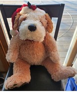 Christmas Teddy Bear Stuffed Animal Plush Brown Bear JCPenny - $292.77 MXN