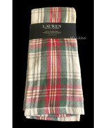 Ralph Lauren Christmas Holiday Tartan Plaid 17x28&quot; Dish Kitchen Towels S... - £23.13 GBP