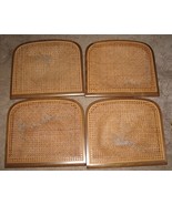 4 Vintage Mid-Century Unsigned Marcel Breuer Cane Seat Bottoms for Resto... - $1,650.61 MXN