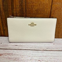 Coach Slim Zip Wallet With Floral Cluster Print Interior - $129.00