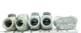 LOT OF 5 NEW APPLETON 3/4&quot; 90 DEGREE ELBOW CONDUIT FITTINGS 13 F TO C M - $65.00