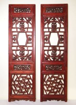 Antique Chinese Screen Panels (2979)(Pair); Cunninghamia Wood, Circa 180... - £351.98 GBP