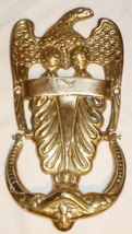 VINTAGE SOLID BRASS BOLD EAGLE DOOR KNOCKER - $596.47 MXN