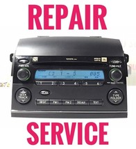 REPAIR SERVICE FOR Toyota Sienna XLE Radio  6 Disc Changer MP3 CD Player... - $135.00