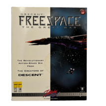 Descent: FreeSpace The Great War (PC, 1998) Big Box Game CD-ROM, Box &amp; Manual - £18.58 GBP