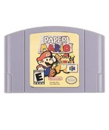 New Paper Mario Video Game Cartridge US Version For Nintendo 64 N64 Game... - €42,95 EUR