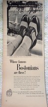 Bostonian Shoes Print Advertisement Art 1940s - £7.85 GBP
