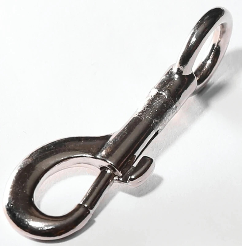 Rigid Bolt Snap 3/8&quot; Opening, Round Eye Swivel, Die Cast Zinc, BARON 125... - $0.99