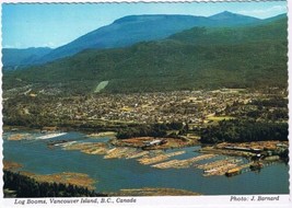 Postcard Log Booms Vancouver Island British Columbia BC - £3.10 GBP