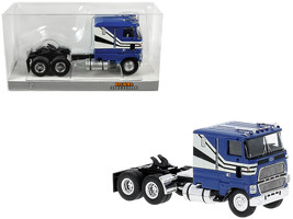 1978 Ford CLT 9000 Truck Tractor 1/87 HO Scale Model Car Blue w White Stripes - £32.36 GBP