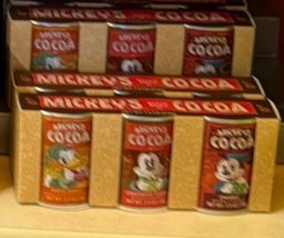 Disney Parks Really Swell Mickey&#39;s Cocoa Set of 3 Churro Maple Donut Fud... - $33.99