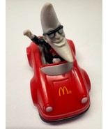 McDonald&#39;s Mac Tonight 1988 Vintage Mr Moon Man In Red Sports Car Happy ... - $7.92
