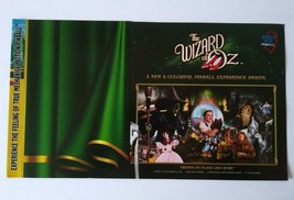 The Wizard Of Oz Pinball FLYER Original NOS Fold-Out Artwork 2013 Vintage Promo - £28.77 GBP