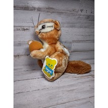 Vintage R Dakin Nature Babies Chipmunk Acorn Nut Plush Stuffed Toy w/ Ta... - £3.92 GBP