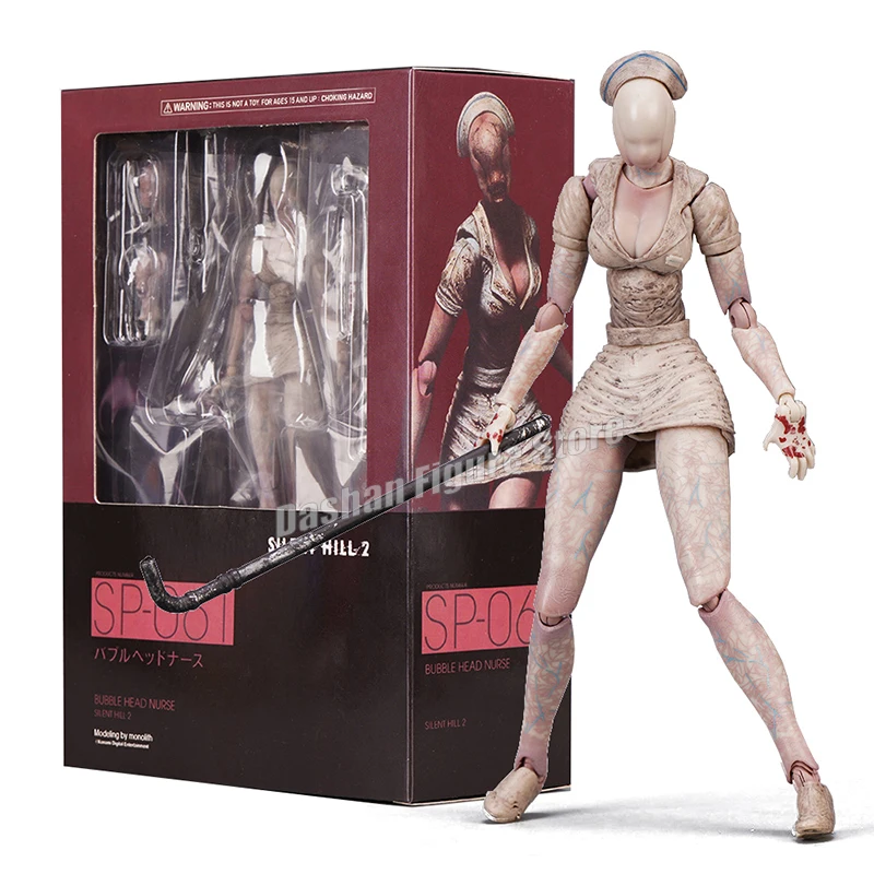 15cm Figma Sp-061 Silent Hill 2 Figure Bubble Head Nurse Action Figures PVC - £29.16 GBP+
