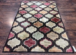 Panel Design Rug 5x7 Multicolor Contemporary Modern Area Rug - £782.56 GBP