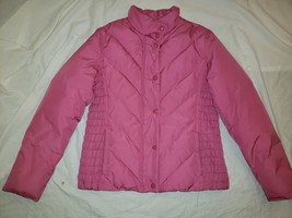 MOSSIMO COLD WEATHER WINTER BARBIE PINK WOMENS INSULATED PUFFER JACKET C... - £22.91 GBP
