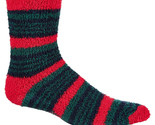 Club Room  Lot of 3 Cozy Holiday Stripe Socks Red/Green Multi-One Size - £12.82 GBP