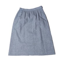J H Collectibles Woman’s skirt sz 12 Gray 100% Wool Blnd Lined  W: 13.5 L: 26.5 - £13.87 GBP