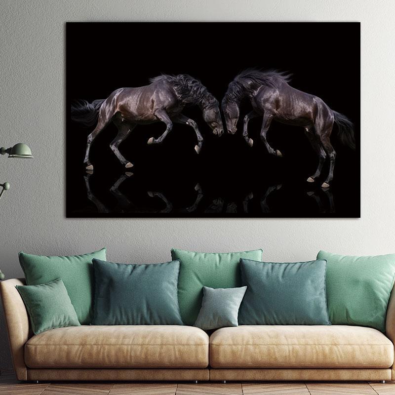 HQ Canvas Print Art Prints on Animal Horses Decorative Home Decor Modular Item image 6