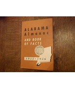 Alabama Almanac And Book of Facts 1955-1956 HC - $60.17 CAD