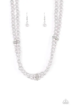 Paparazzi Put On Your Party Dress Silver Necklace - New - $4.50