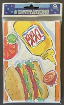 Amscan 8 RSVP Invitations for Spring Summer BBQ Grill Master Cookout Goo... - $11.32