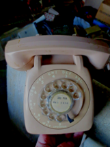 1970 Vintage Automatic Electric Rotary Desk Phone Beige NC802100CXX - $24.14