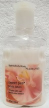 Bath Body Works SWEET PEA Body Lotion Pleasures Violet Original 8 oz/236... - $12.86
