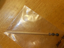 Lilla Rose Single Hair Stick (New) Dark Faceted Beads W/SILVER On Lt STICK-1505 - £8.73 GBP