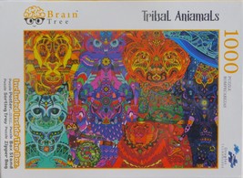 Brain Tree Tribal Animals 1000 pc Jigsaw Puzzle Totem Animals Poster - £9.49 GBP