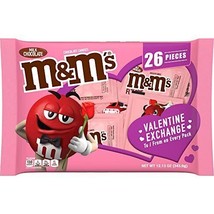 M&amp;M’S Milk Chocolate Candy Valentines Day Gift Exchange 26 count - £34.93 GBP