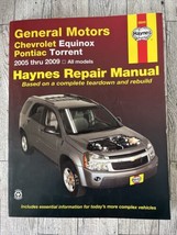 Haynes Repair Manual GM Chevrolet Equinox Pontiac Torrent 2005-2009 #38040 - $23.19