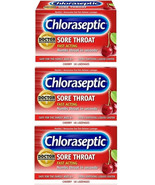Chloraseptic Lozenges Cherry Sore Throat &amp; Cough 18ct **(3 Pack)** 07/2026 - $16.42 CAD