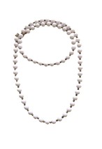 Monet Necklace Women&#39;s Vintage Antique Designer Round White Bakelite Beads - $149.99