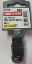 CRAFTSMAN Universal Max Axess 3/8&quot; Drive 11mm Pass-Through Thru Socket 9... - £13.62 GBP