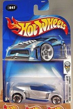 2003 Hot Wheels #47 First Editions 2002 AUTONOMY CONCEPT Silver Black/White Logo - £6.56 GBP