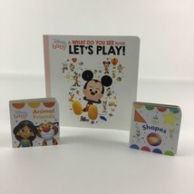 Disney Baby Board Books Shapes Animal Friend What Do You See Let&#39;s Play ... - $16.78