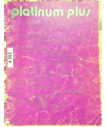 Platinum Plus arranged by Richard Bardley 1974 easy piano Music Book  382a - £7.07 GBP