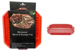 Microwave Vegetable Fish Bacon &amp; Sausage Tray BPA Free Defrost Cook and ... - $7.91