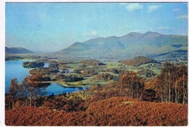 England UK Postcard Derwentwater Keswick Cumbria - $2.15