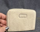 Rosetti Beige Leather Zippered Wallet. - $9.90