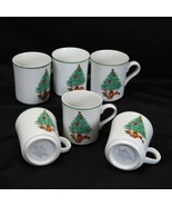 Anchor Hocking Holiday Magic Christmas Tree Cups Mugs Lot of 6  Xmas - $330.48 MXN