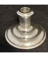 Sterling Silver 950 Japanese Vintage Candlestick Not Weighted Brass Unde... - $243.32 CAD