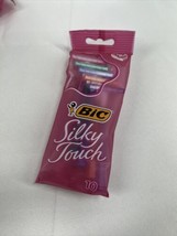 BIC 2 Blade Silky Touch Disposable Razor Pack 10 Count COMBINE SHIPPING ... - £4.71 GBP