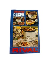 Vintage 1995 Rival Crock Pot Slow Cooker Cuisine Cookbook Paperback Recipes - £9.32 GBP