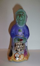 Fenton Glass Purple Out Of Candy Halloween Witch Figurine Ltd Ed Kim Barley 6/18 - £183.38 GBP