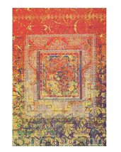 EORC Distressed Bohemian Moderno Rug, 4&#39; 4 x 6, Red - £69.72 GBP
